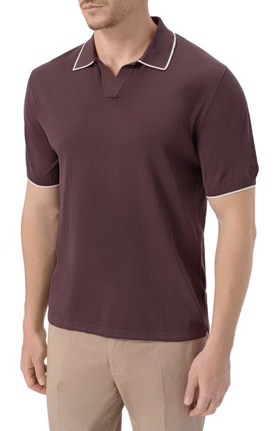 Хлопковое поло MC2 SAINT BARTH, арт. SL00014-00098L/SL0AN C0NTRAST C0TT0N, фото 3