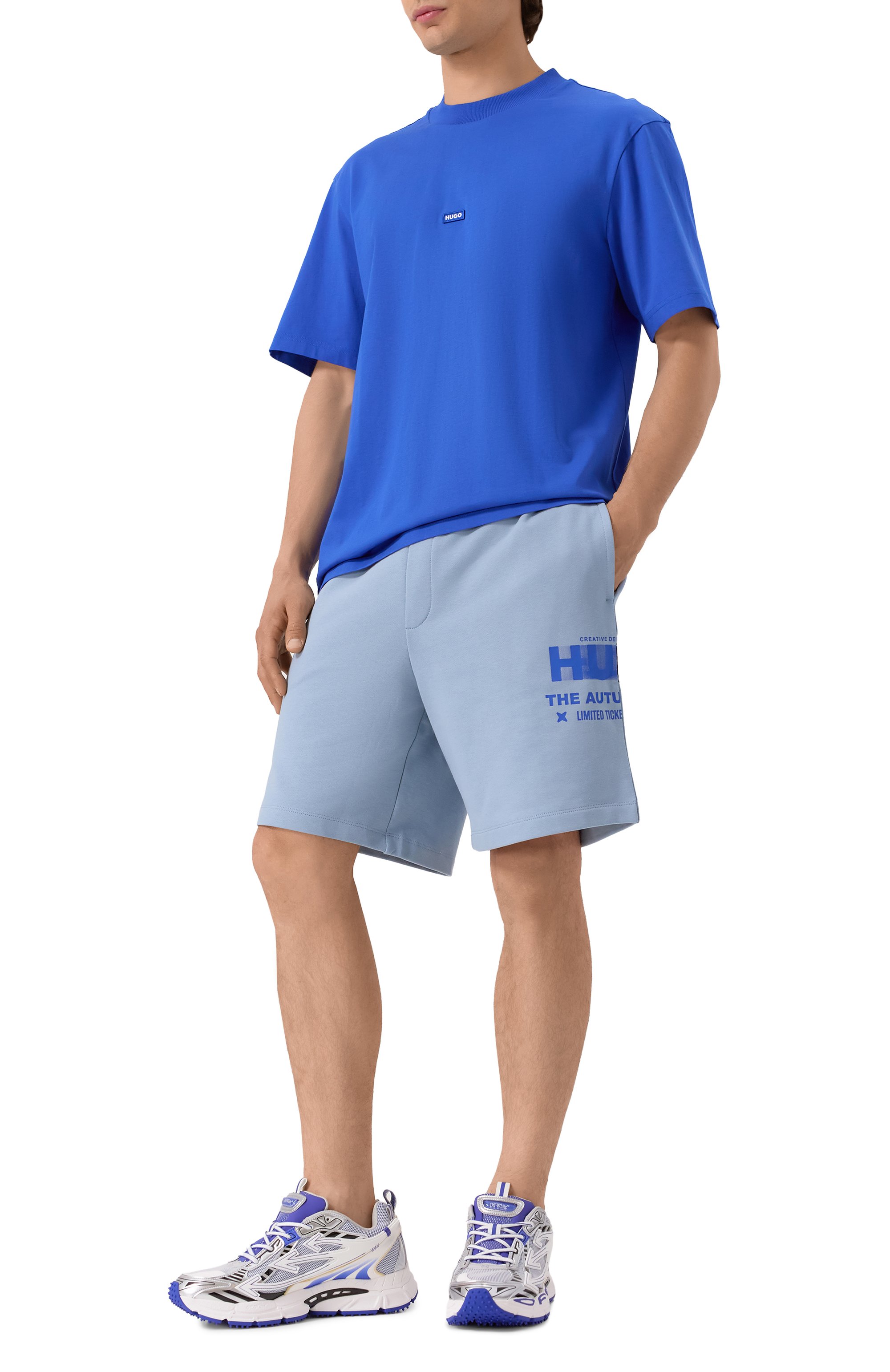 Хлопковые шорты HUGO BLUE, арт. 50544198, фото 2