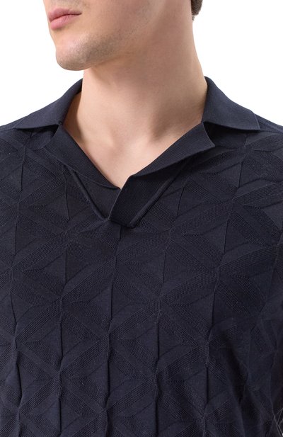 Шелковое поло DOLCE & GABBANA, арт. GXZ56Z/JBSLG, фото 5