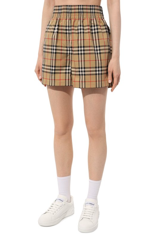 Хлопковые шорты Burberry 8083147 Бежевый  8083147 Фото 3