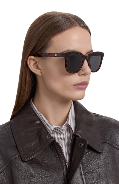 Солнцезащитные очки GUCCI коричневого цвета по цене 27300 руб., арт. GG1984SK 002, фото 2 Солнцезащитные очки GUCCI, арт. GG1984SK 002, фото 2