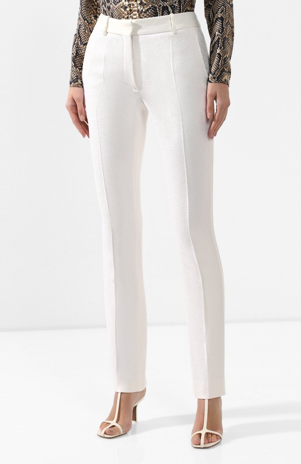 Брюки из смеси шерсти и вискозы VICTORIA BECKHAM, арт. TR SLM 21015A, фото 3