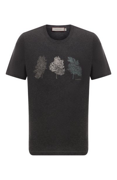 Мужская хлопковая футболка CANALI, арт. T0003/MJ02131