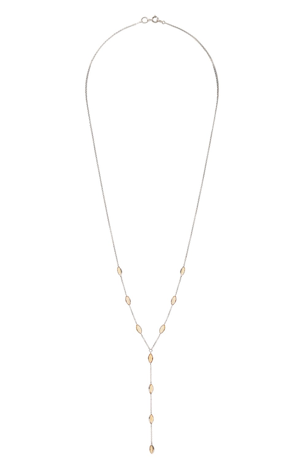 Цепочка-лариат с цитринами SECRETS JEWELRY, арт. ЦЛЦС00098, фото 1