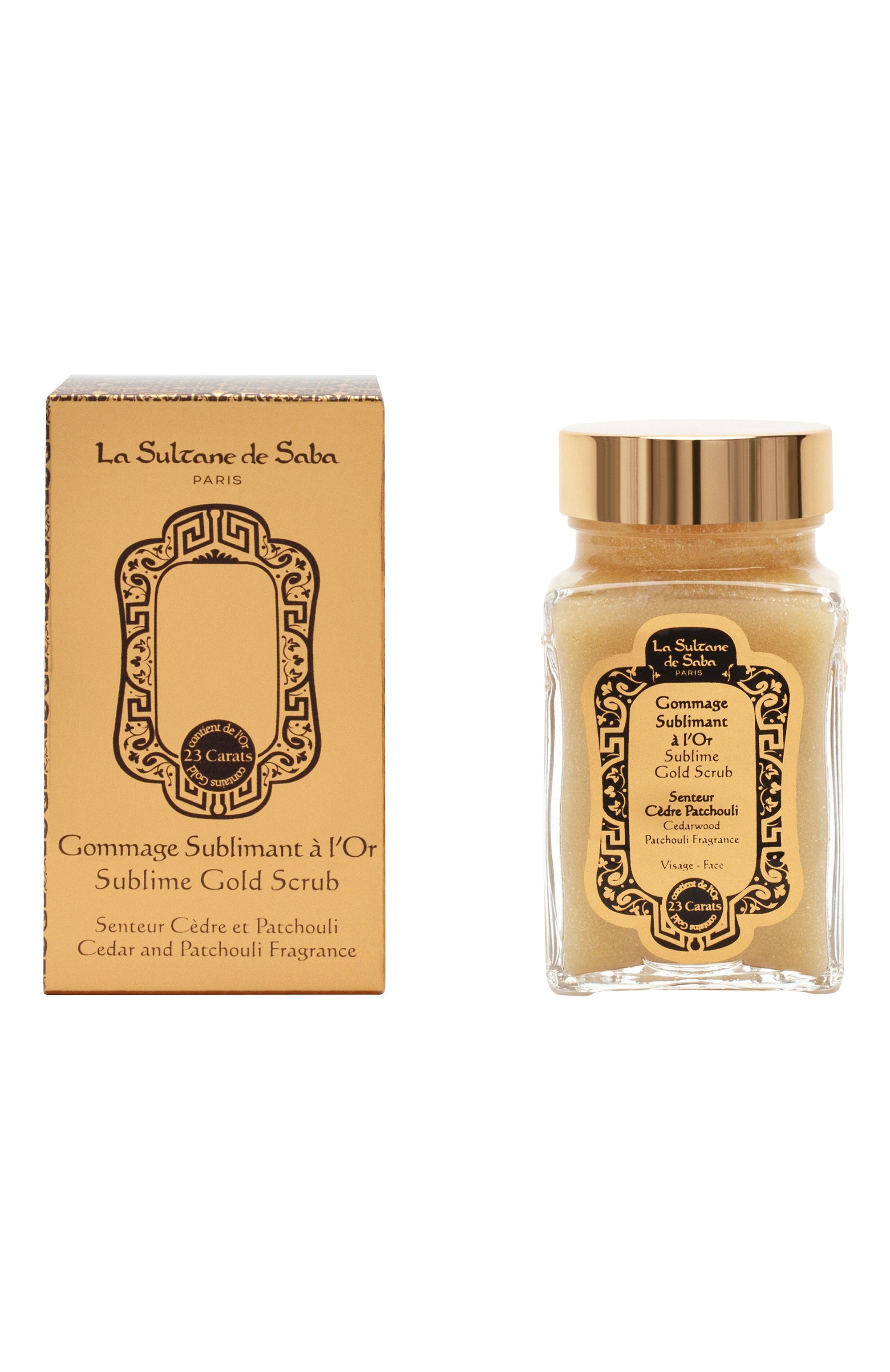 Скраб для лица c ароматом кедра и пачулей (100ml) LA SULTANE DE SABA, арт. 3700448600455, фото 4