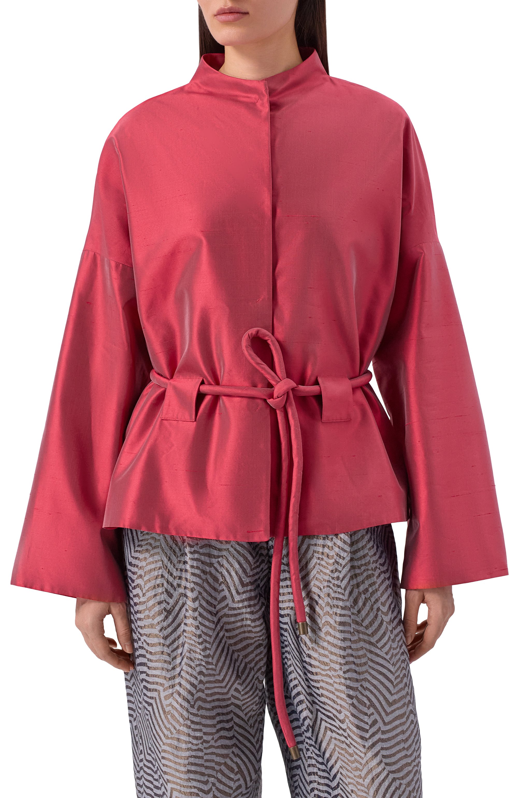 Шелковый жакет GIORGIO ARMANI, арт. GW002599/TE20009, фото 3