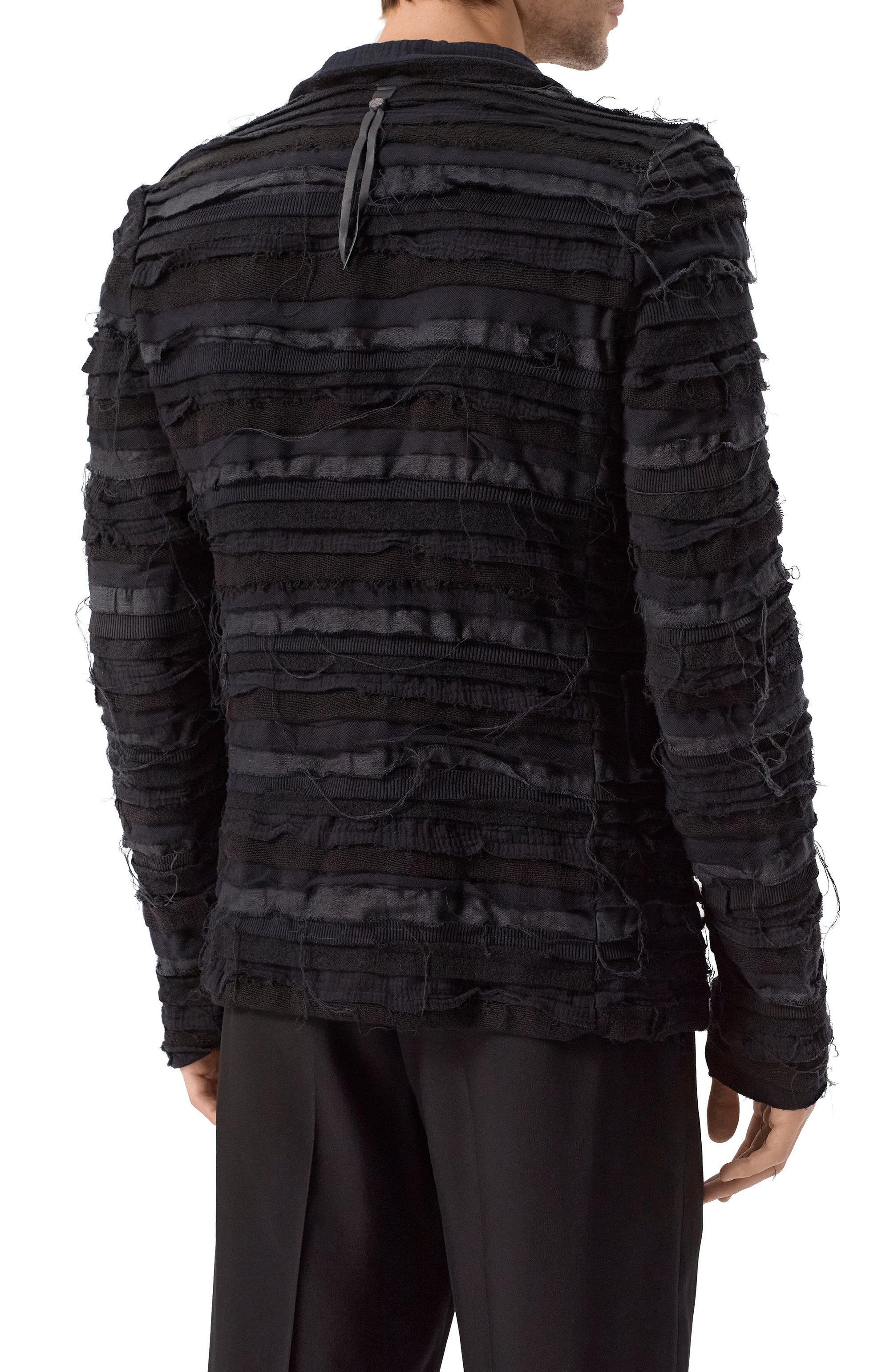 Комбинированный пиджак 139DEC, арт. SUT633-BK, фото 6