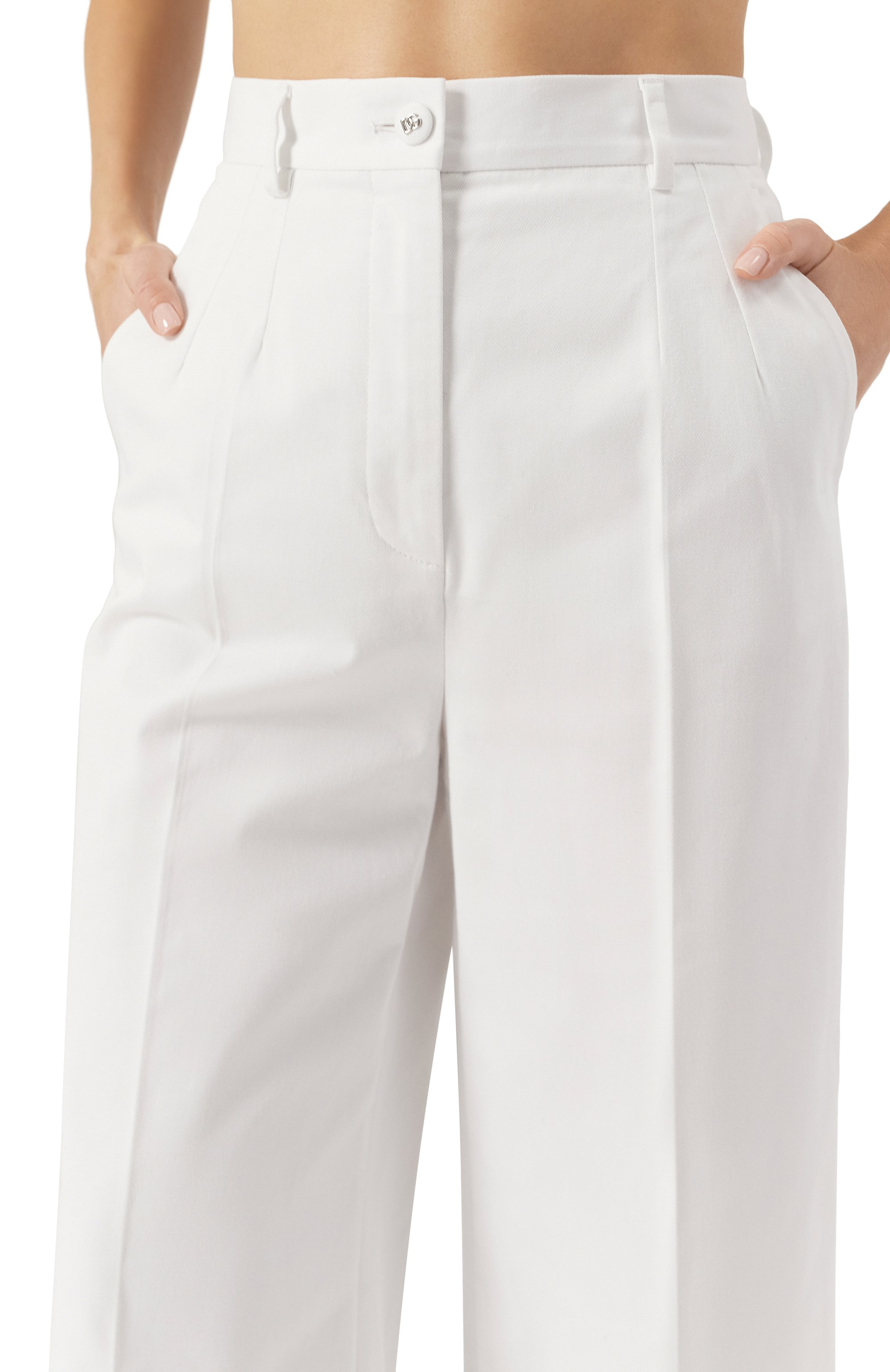 Хлопковые брюки DOLCE & GABBANA, арт. FTCC2T/FUFLG, фото 5