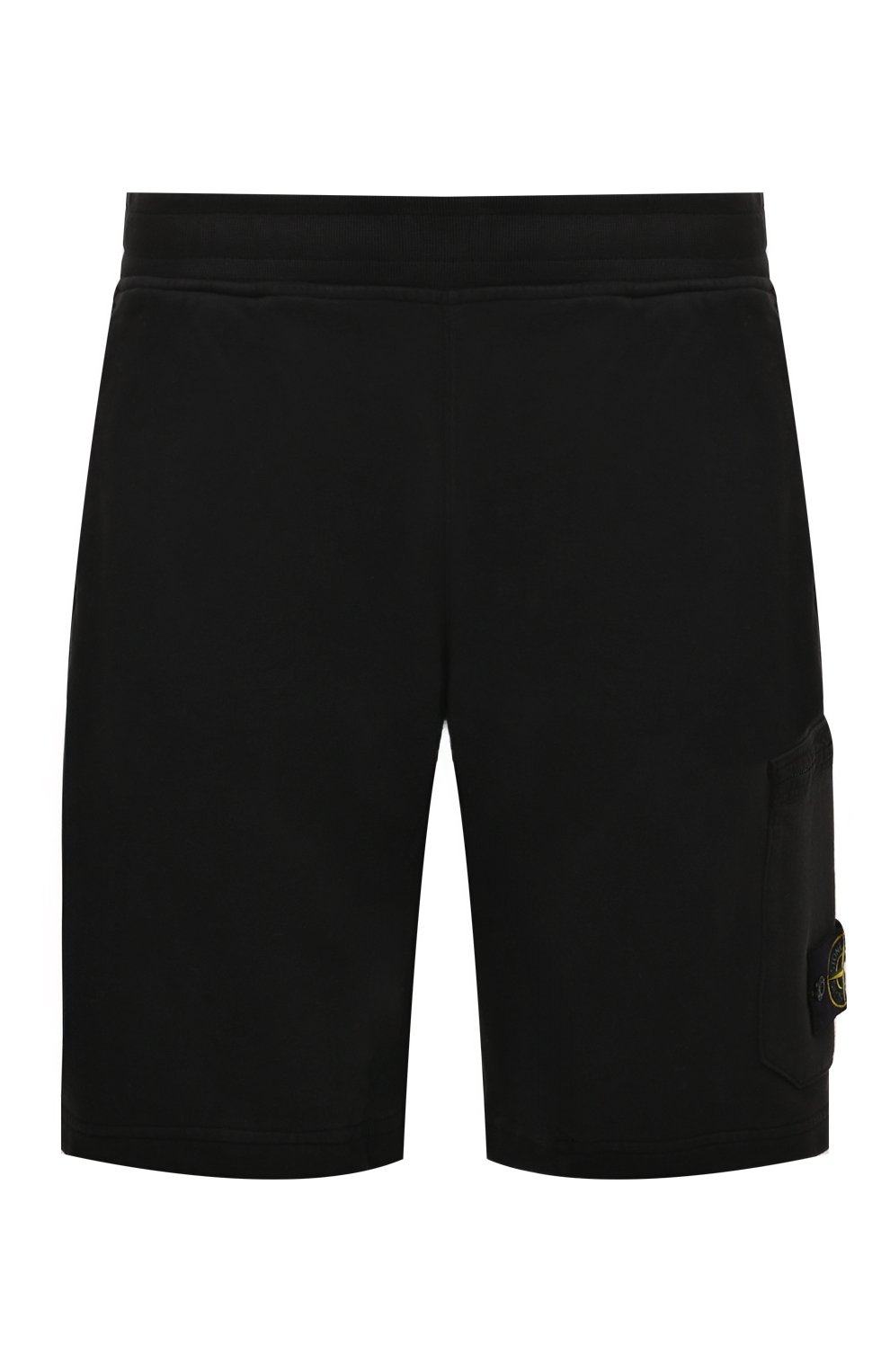 Хлопковые шорты STONE ISLAND черного цвета по цене 36650 руб., арт. 811563620, фото 1 Хлопковые шорты STONE ISLAND, арт. 811563620, фото 1