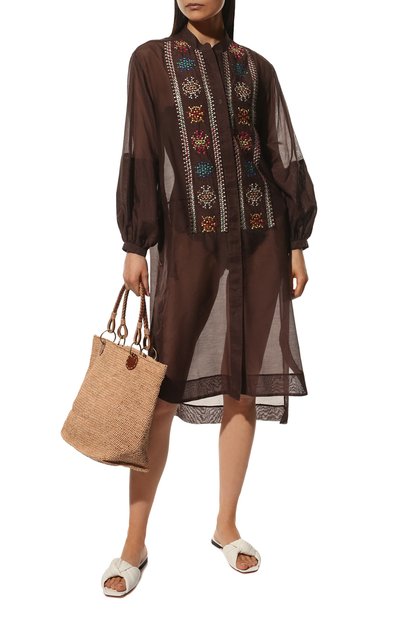 Туника из хлопка и шелка LILA EUGENIE, арт. 2207 MIDI, фото 2