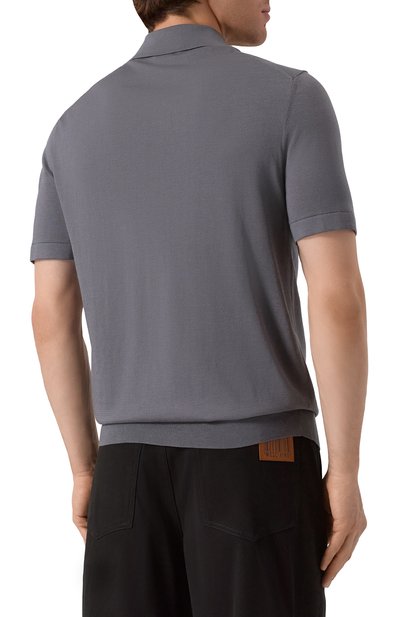 Поло из шелка и хлопка 12 STOREEZ, арт. 131229, фото 4