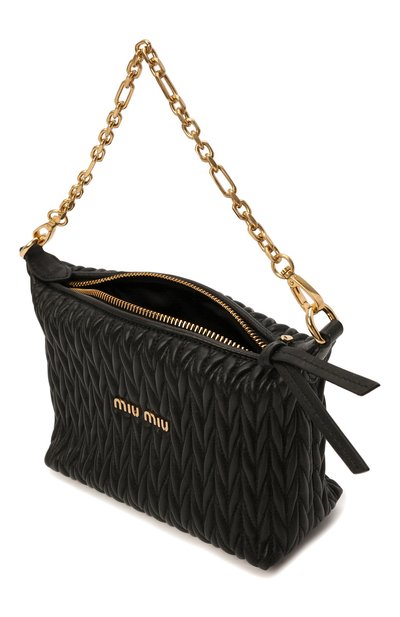 Сумка MIU MIU черного цвета по цене 100000 руб., арт. 5NE844-N88-F0002, фото 5 Сумка MIU MIU, арт. 5NE844-N88-F0002, фото 5