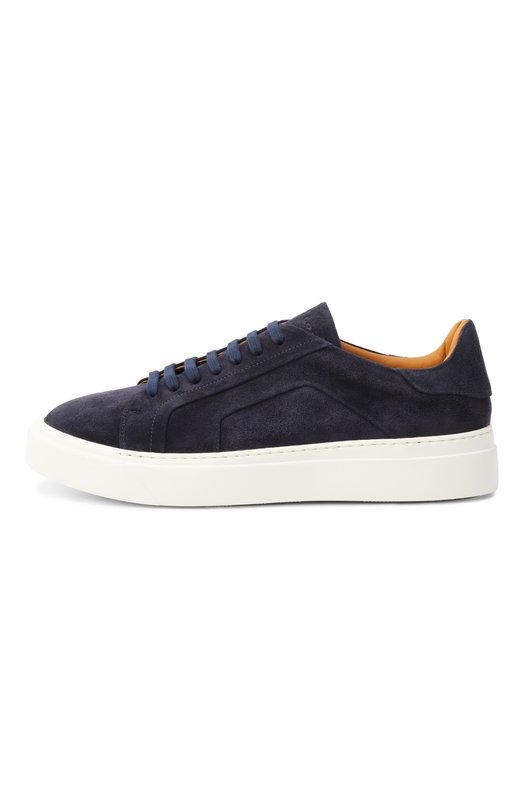 Замшевые кеды Kiton USSA268N0127902 Синий  USSA268N0127902 Фото 4