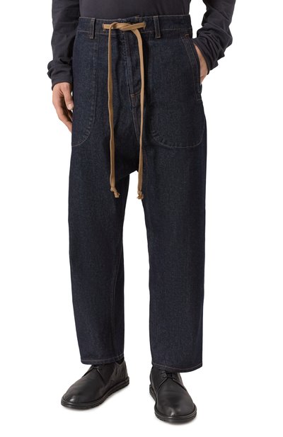 Джинсы UMA WANG темно-синего цвета по цене 61800 руб., арт. UM3530, фото 3 Джинсы UMA WANG, арт. UM3530, фото 3