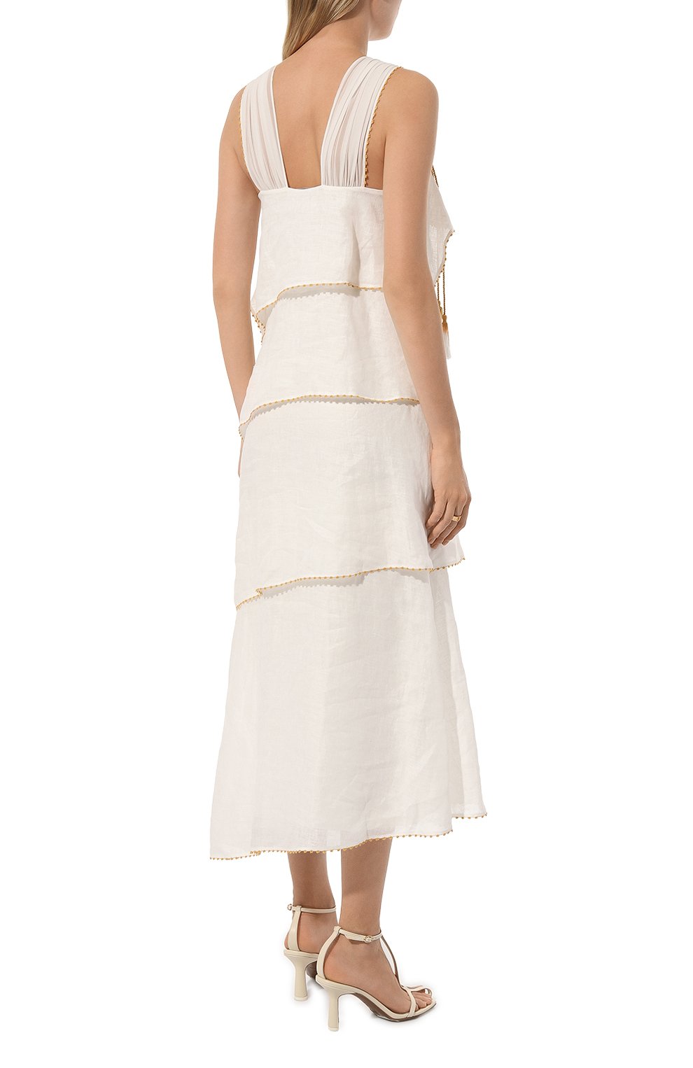 Платье из вискозы и хлопка DOROTHEE SCHUMACHER, арт. 524004, фото 4