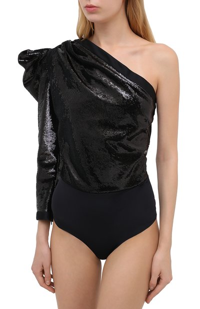 Боди ZUHAIR MURAD черного цвета по цене 141000 руб., арт. BDP20325/EMSE004, фото 3 Боди ZUHAIR MURAD, арт. BDP20325/EMSE004, фото 3