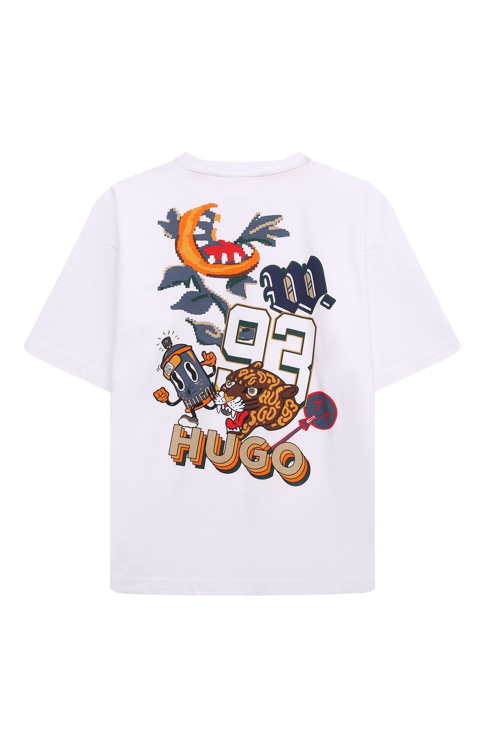 Хлопковая футболка HUGO, арт. G00151, фото 2