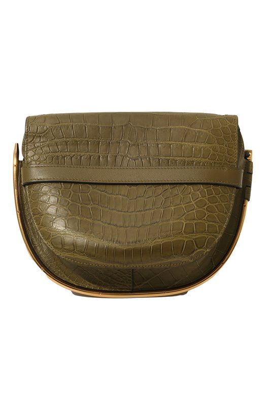 

Сумка Gate из кожи крокодила Loewe, Хаки
