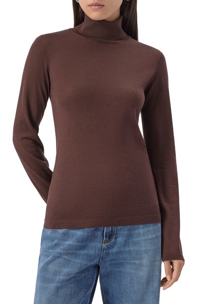 Водолазка из кашемира и шелка BRUNELLO CUCINELLI, арт. M13800063P, фото 3