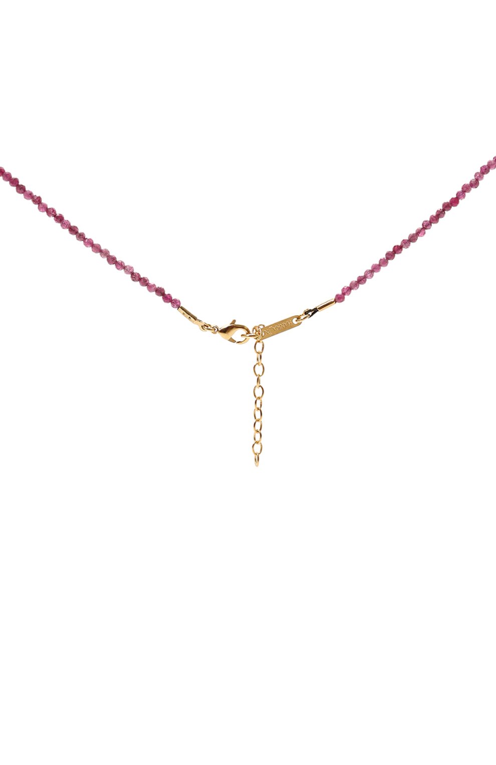 Колье HANKA_IN фиолетового цвета по цене 17450 руб., арт. GIGI-CH-RUB-CZ-1M, фото 4 Колье HANKA_IN, арт. GIGI-CH-RUB-CZ-1M, фото 4