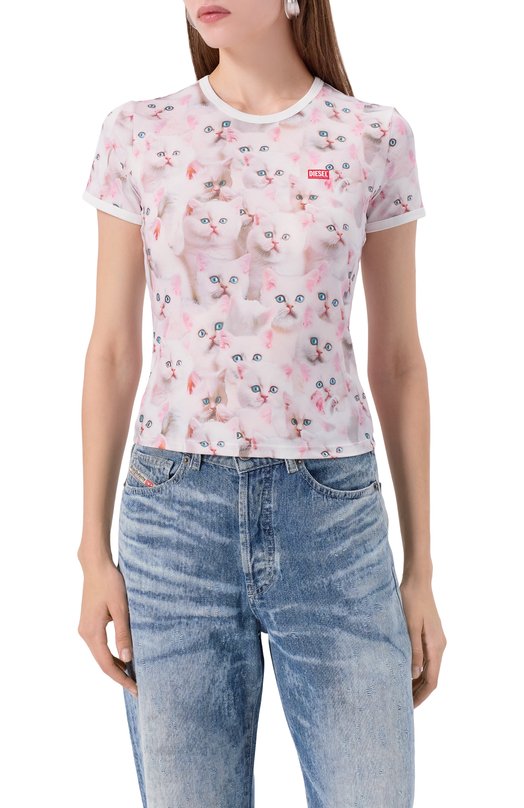 Футболка Diesel A18555/0JLCC Белый  A18555/0JLCC Фото 3