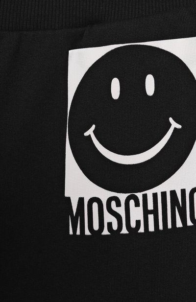 Хлопковые джоггеры MOSCHINO, арт. HUP08N/LCA14/4-8, фото 3