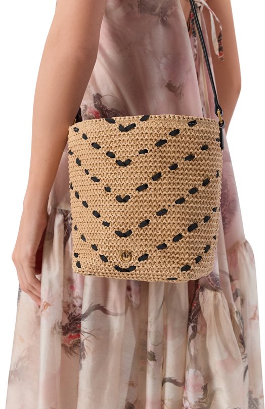Сумка Bucket mini Pinko 106835/A391 Бежевый  106835/A391 Фото 2