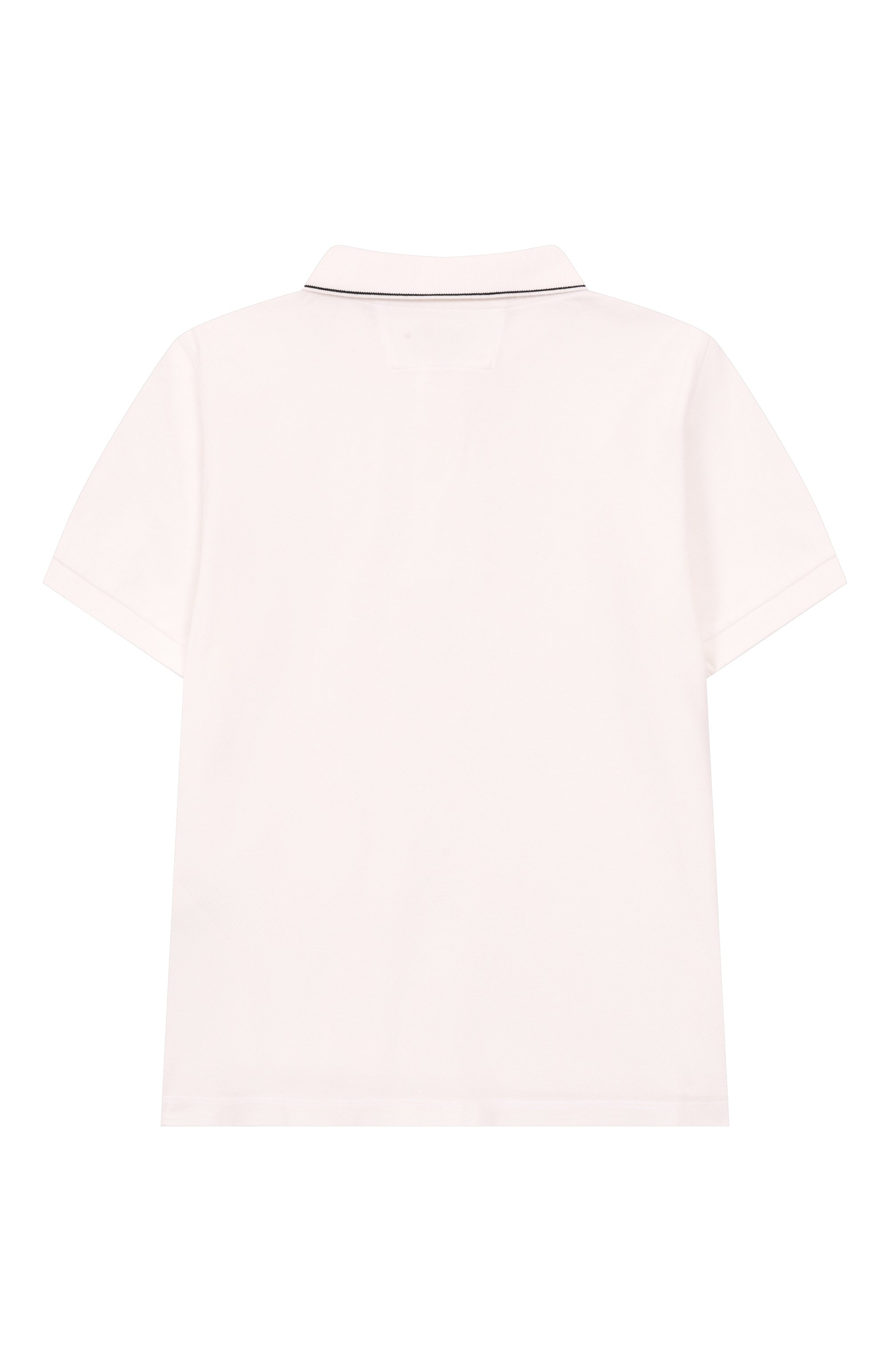 Хлопковое поло C.P. COMPANY белого цвета по цене 10800 руб., арт. C0M001/LFA04/4-8, фото 2 Хлопковое поло C.P. COMPANY, арт. C0M001/LFA04/4-8, фото 2