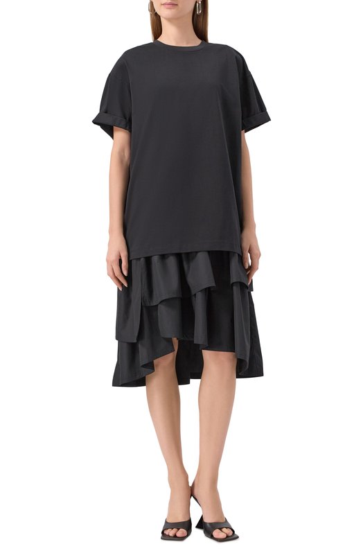 Хлопковое платье 3.1 Phillip Lim S251-90929PJB Чёрный  S251-90929PJB Фото 3