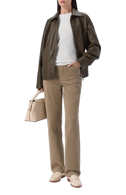 Футболка из хлопка и шелка 12 STOREEZ 137371 Белый  137371 Фото 2