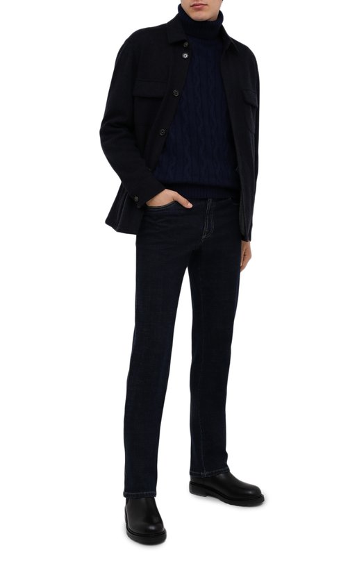 Кашемировый свитер Brunello Cucinelli M2259503 Синий  M2259503 Фото 2