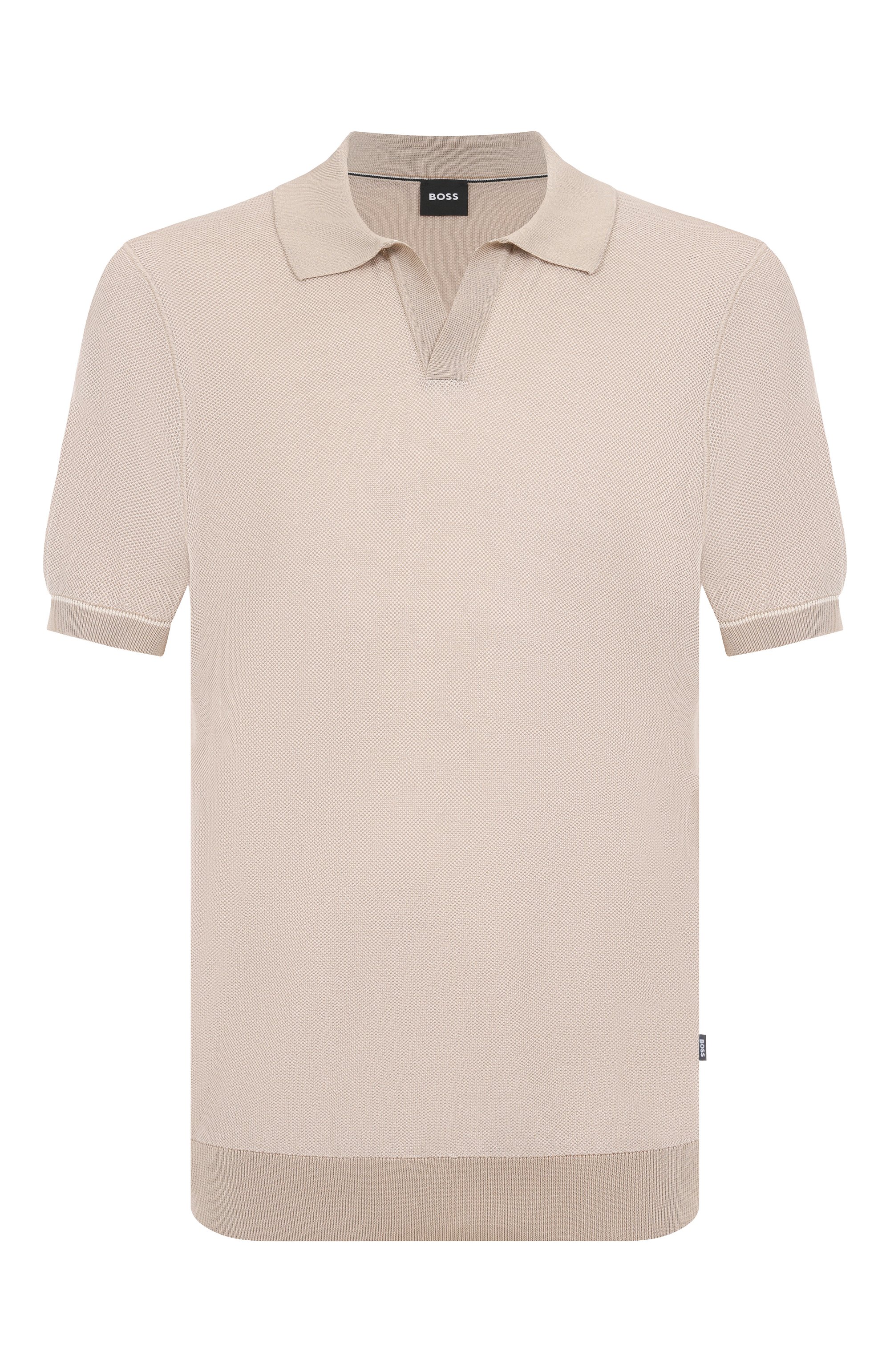 Поло из хлопка и лиоцелла BOSS, арт. 50537654, фото 1