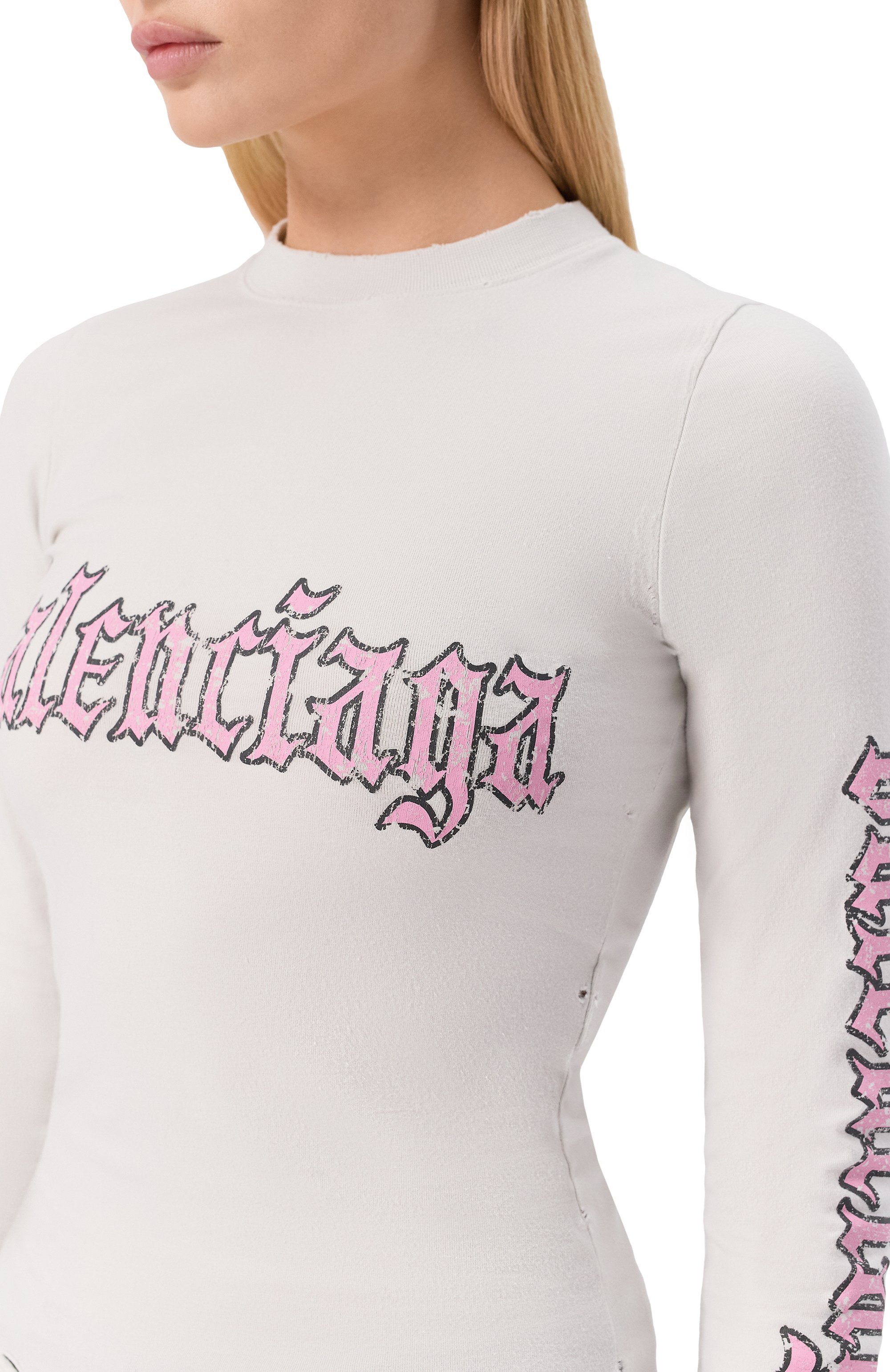 Хлопковый лонгслив BALENCIAGA, арт. 826465/TSVW6, фото 5