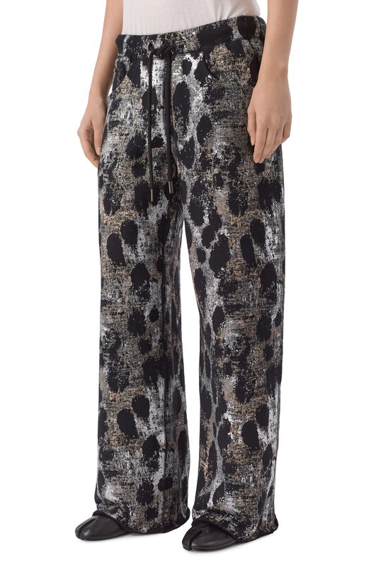 Хлопковые брюки R13 R13WK329-001CE Серый  R13WK329-001CE Фото 3