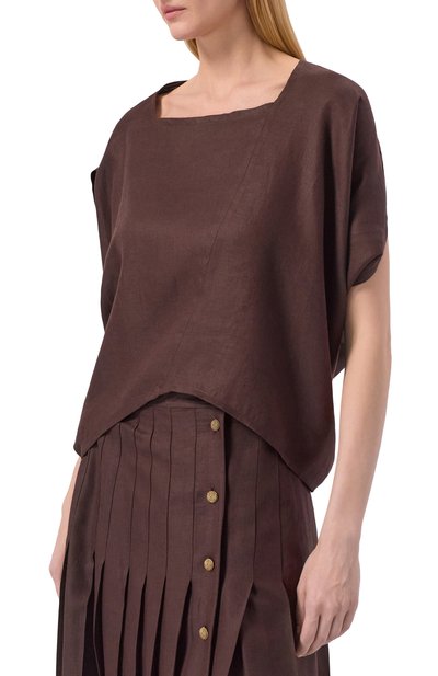 Льняной топ LORO PIANA, арт. FAP2894, фото 3