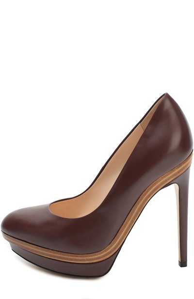 Кожные туфли на шпильке FENDI, арт. 8I5122/NA7, фото 2