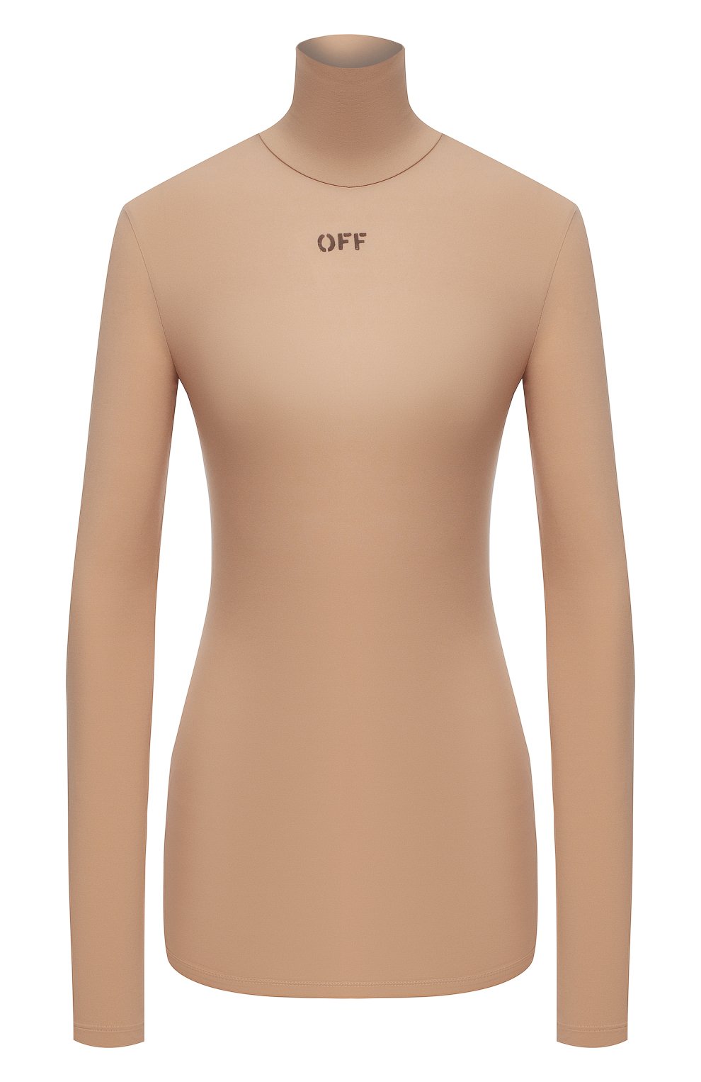 Водолазка OFF-WHITE бежевого цвета по цене 25500 руб., арт. 0WAD122E20FAB0013110, фото 1 Водолазка OFF-WHITE, арт. 0WAD122E20FAB0013110, фото 1