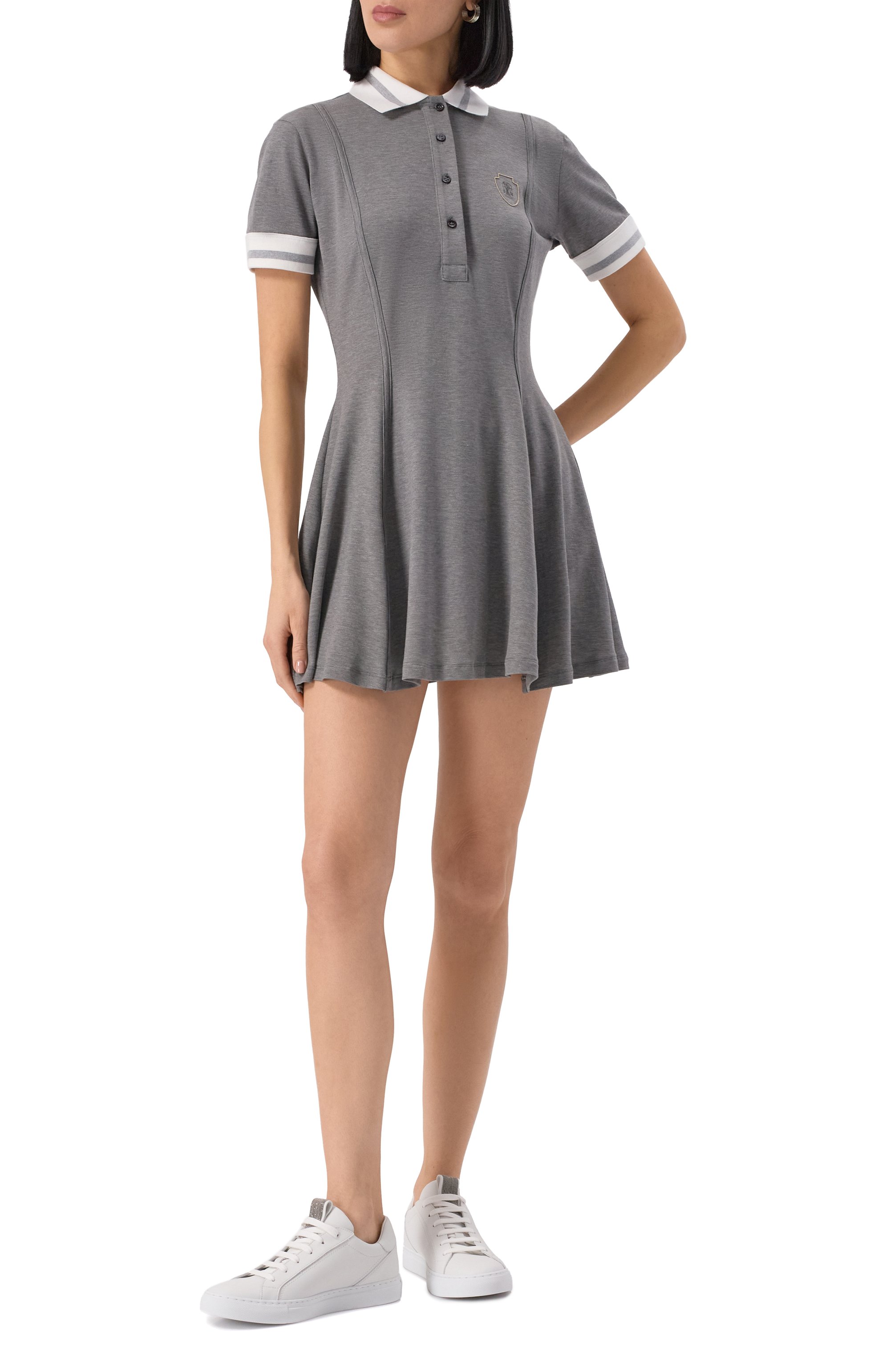 Кожаные кеды BRUNELLO CUCINELLI, арт. MZGSG2525, фото 2