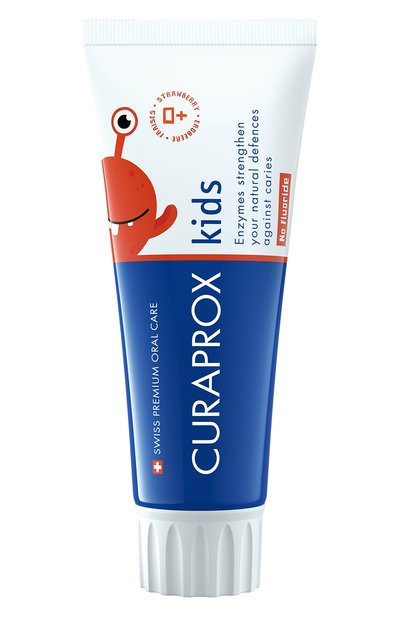 Зубная паста kids zero «клубника» (60ml) CURAPROX, арт. 7612412429466