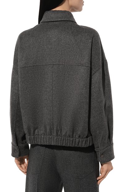 Шерстяная куртка BRUNELLO CUCINELLI темно-серого цвета по цене 453000 руб., арт. MD5657918, фото 4 Шерстяная куртка BRUNELLO CUCINELLI, арт. MD5657918, фото 4