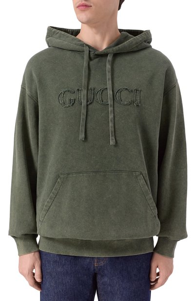Хлопковое худи GUCCI, арт. 788771/XJG6A, фото 3