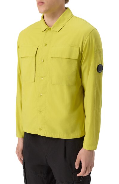 Хлопковая куртка-рубашка C.P. COMPANY, арт. 18CM0S237A005691G, фото 3