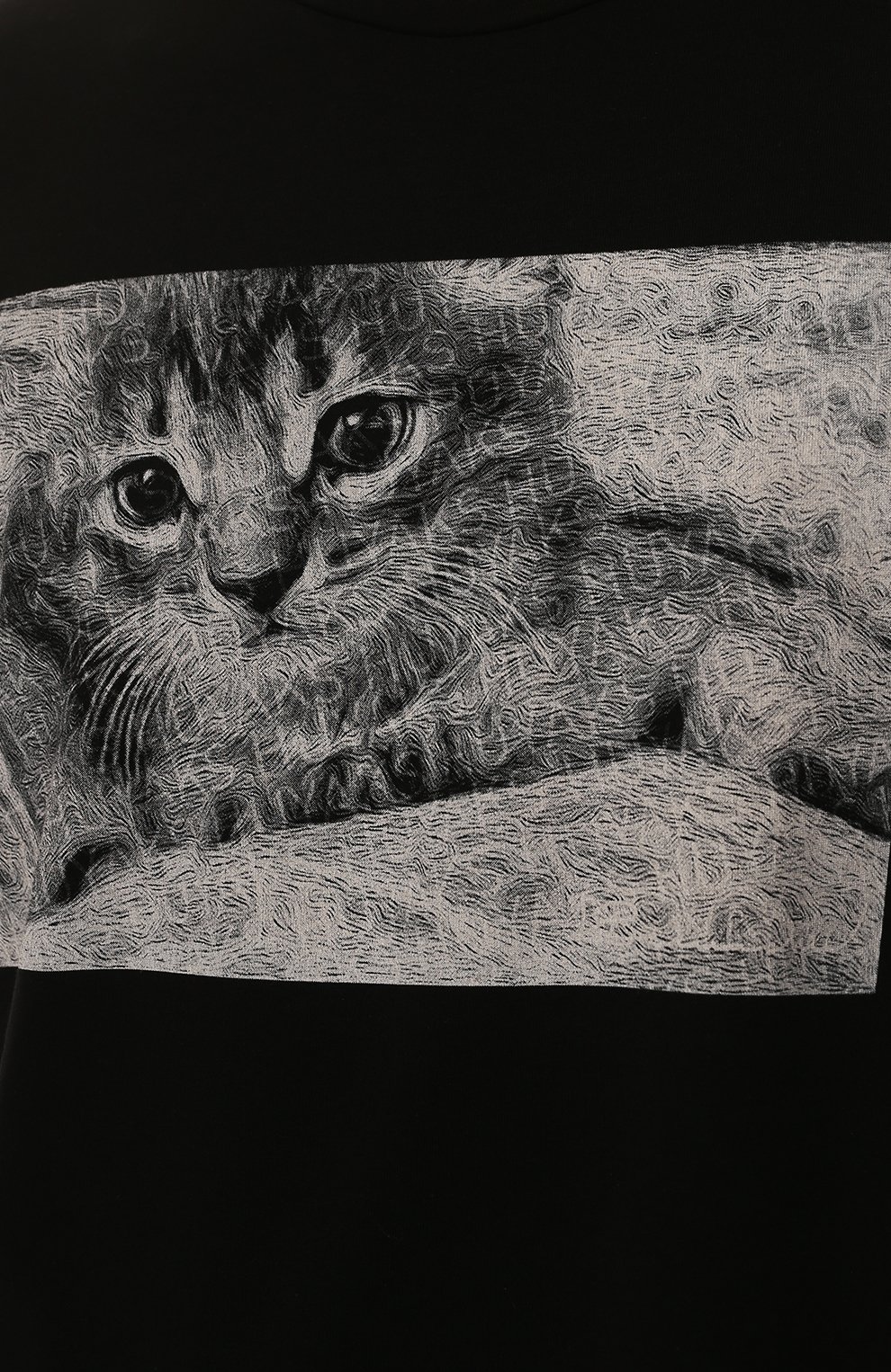 Хлопковая футболка D.SIMACHEV черного цвета по цене 23500 руб., арт. ХРМ05012201/00001-00015, фото 5 Хлопковая футболка D.SIMACHEV, арт. ХРМ05012201/00001-00015, фото 5