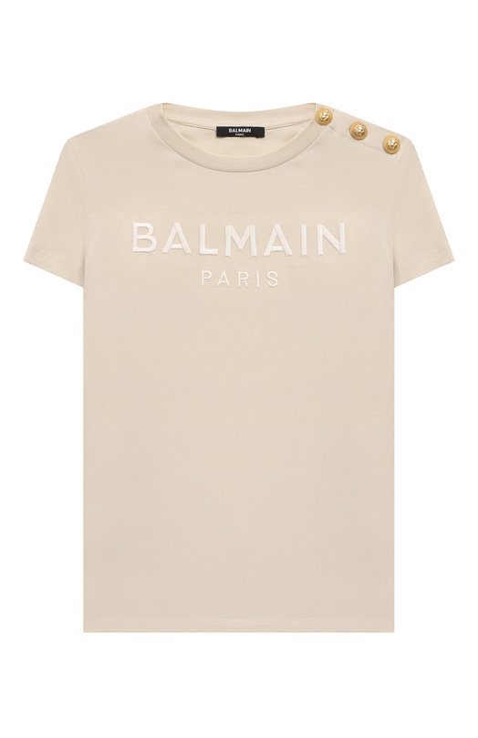 Хлопковая футболка Balmain