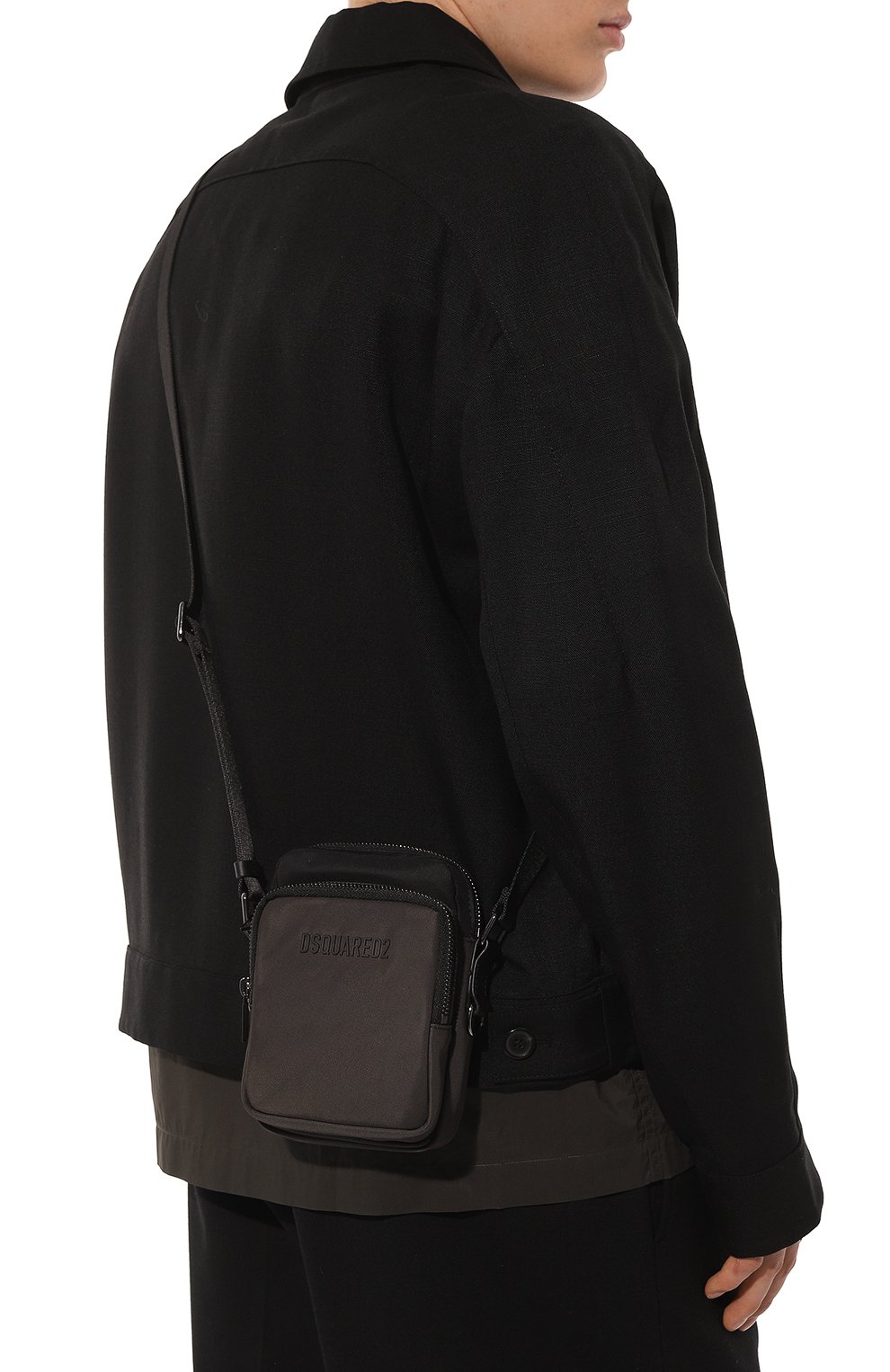 Сумка urban DSQUARED2 темно-зеленого цвета по цене 48600 руб., арт. CBM0048, фото 2 Сумка urban DSQUARED2, арт. CBM0048, фото 2