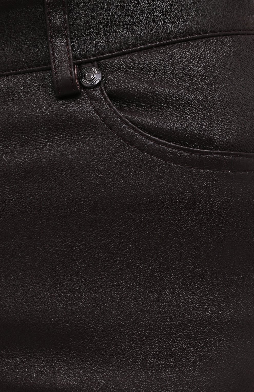 Кожаные брюки TOM FORD, арт. PAL672-LEX224, фото 5
