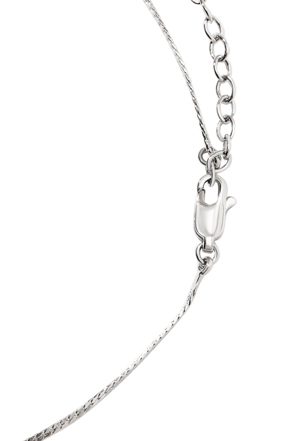 Колье LUV AJ серебряного цвета по цене 23900 руб., арт. SS23-N-BSSN-S, фото 4 Колье LUV AJ, арт. SS23-N-BSSN-S, фото 4