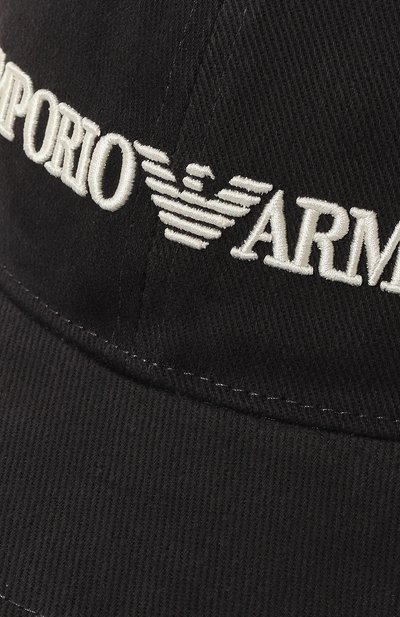 Вельветовая бейсболка EMPORIO ARMANI синего цвета по цене 10700 руб., арт. 627901/CC994, фото 3 Вельветовая бейсболка EMPORIO ARMANI, арт. 627901/CC994, фото 3