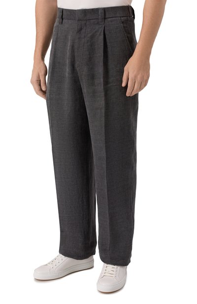 Льняные брюки GIORGIO ARMANI, арт. GM001741/TE15998, фото 3