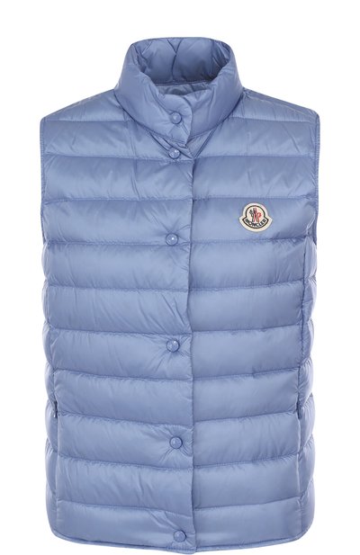 Женский стеганый пуховый жилет с воротником-стойкой MONCLER, арт. D1-093-48303-99-53048
